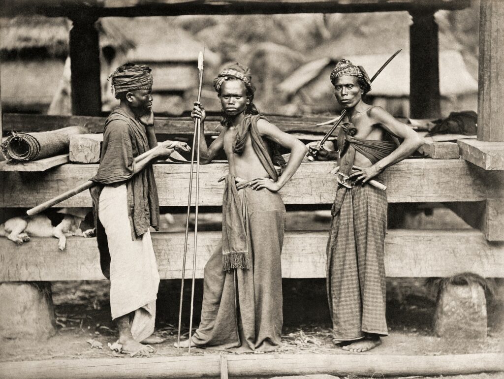 Batak Krieger um 1870